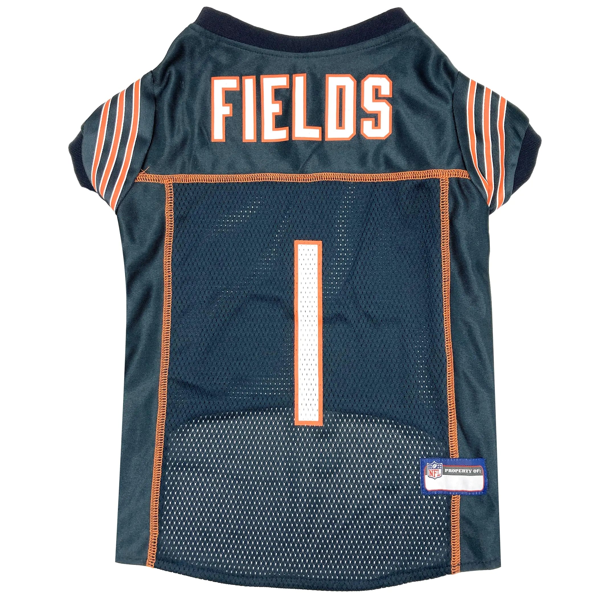 Pets First NFL Team Player Justin Fields Jersey for Dogs and Cats NFLPA Chicago Bears Pet Jerseys Size X-Small