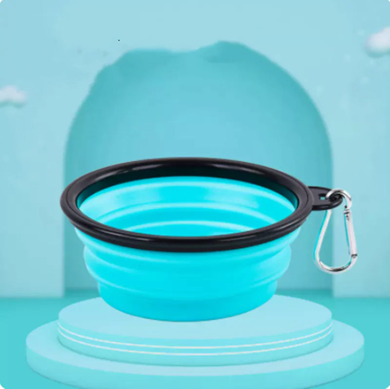 Collapsible Silicone Dog Bowl for Pets